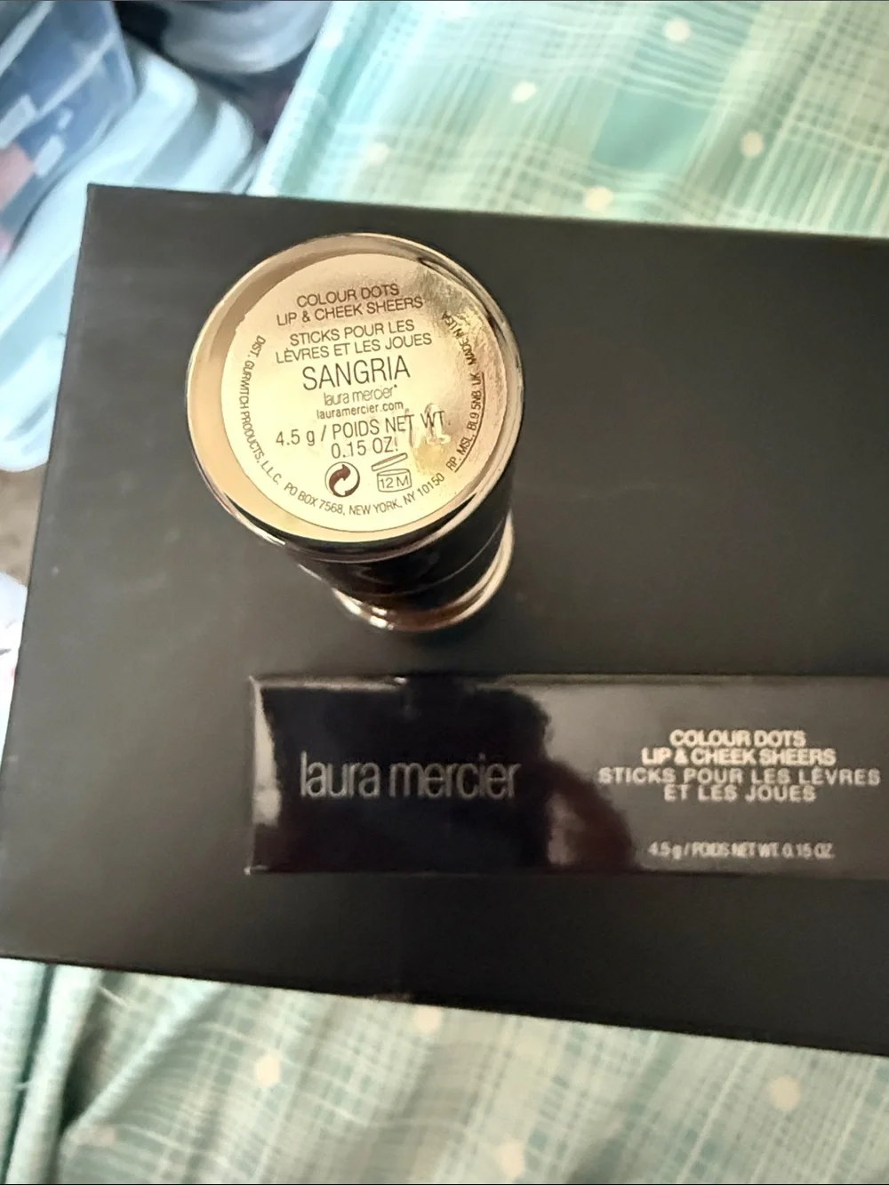 laura mercier Lip & Cheek Sheer Stick — Sangria Red